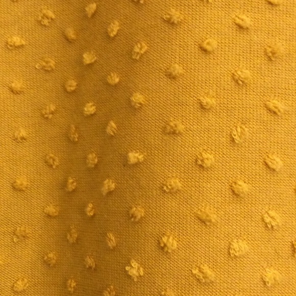 Rose+ Olive Medium mustard yellow textured blouse - Picture 4 of 5